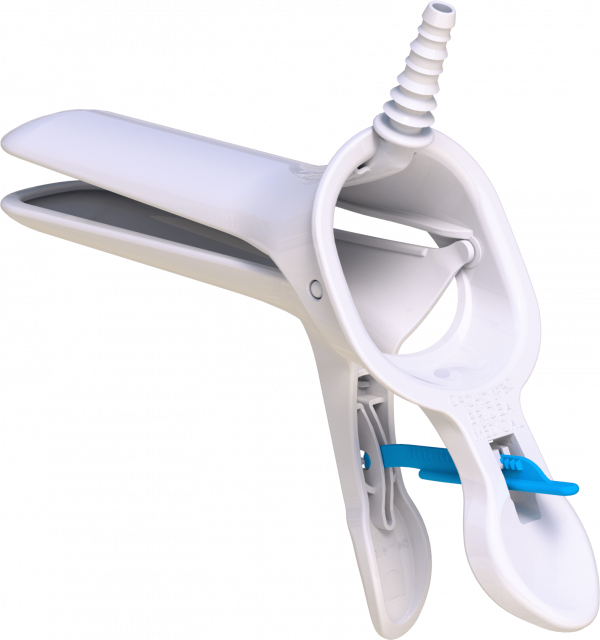 Orchid Spec SX surgical speculum with integrated smoke extraction channel